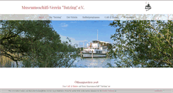 Desktop Screenshot of museumsschiff-tutzing.de